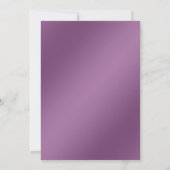 Invitation Fête des mariées Florale Lilac moderne (Dos)