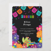 Invitation Fête des mariées Florale mexicaine (Devant)