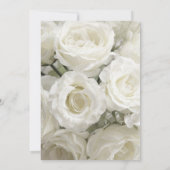 Invitation Fête des mariées florale moderne élégante Rose bla (Dos)