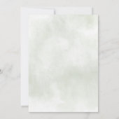 Invitation Fête des mariées florale moderne et élégante en iv (Dos)