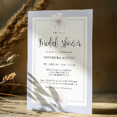 Invitation Fête des mariées florale romantique Lilac