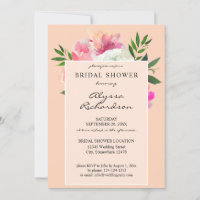 Fête des mariées florale rose et blanc - rose 2C