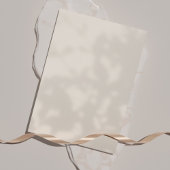 Invitation Fête des mariées florale rose pâle et poussiéreuse