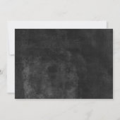 Invitation Fête des mariées florale Rustique pour bébé (Dos)