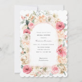 Invitation Fête des mariées florale Spring Garden  (Devant)