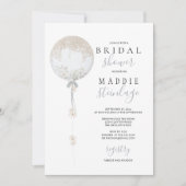 Invitation Fête des mariées florale sur mesure (Devant)