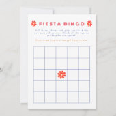 Invitation Fête des mariées Florale Talavera mexicaine (Dos)