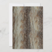 Invitation Fête des mariées fourrure Diamond & Faux Fox de lu (Dos)