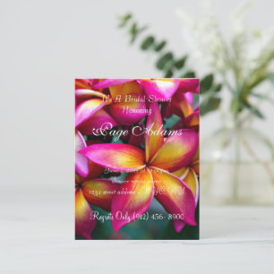 Invitation Fête des mariées Frangipani
