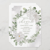 Invitation Fête des mariées Gardenia (Devant / Derrière)