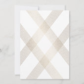 Invitation Fête des mariées géométrique Pyramide or (Dos)