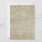 Invitation Fête des mariées géométrique vintage de tournesol (Dos)