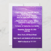 Invitation Fête des mariées Halloween (Dos)