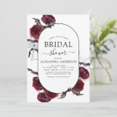 Invitation Fête des mariées Halloween automne (Debout devant)