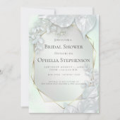 Invitation FÊTE DES MARIÉES | Honeydew Green Pearl Shimmer (Devant)