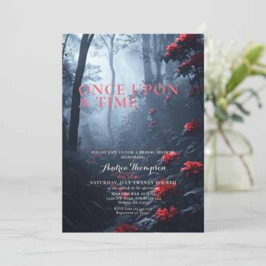 Invitation Fête des mariées Imaginaire enchantée (Debout devant)