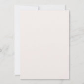 Invitation Fête des mariées inspirée de Victoria (Dos)