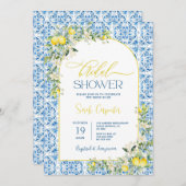 Invitation Fête des mariées italienne (Devant / Derrière)