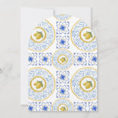 Invitation Fête des mariées italienne "La Dolce Vita" (Dos)