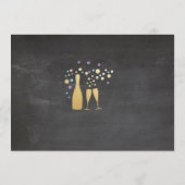 Invitation Fête des mariées Itinéraire Bachelorett (Dos)