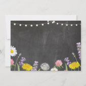 Invitation Fête des mariées Itinéraire Bachelorette Fleurs sa (Dos)