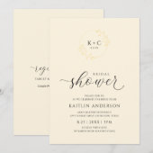 Invitation Fête des mariées ivoirienne Élégante calligraphie  (Devant / Derrière)