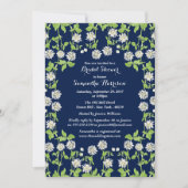 Invitation Fête des mariées Jardin Floral de la Marine modern (Devant)