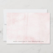 Invitation Fête des mariées Jardin Floral Simplement Chic (Dos)