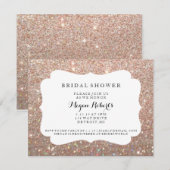 Invitation - Fête des mariées Jour Fab - Rose Gold (Devant / Derrière)