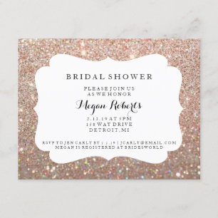 Invitation - Fête des mariées Jour Fab - Rose Gold