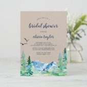 Invitation Fête des mariées Kraft Rocky Mountain (Debout devant)