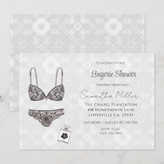 Invitation Fête des mariées Lacy Lingerie
