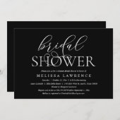 Invitation Fête des mariées Lakeside moderne élégante Fête (Devant / Derrière)