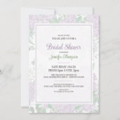 Invitation Fête des mariées Lilac souple (Devant)