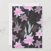 Invitation FÊTE DES MARIÉES | Lily rose (Dos)