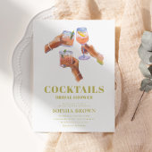 Invitation Fête des mariées Lime Green Cocktails