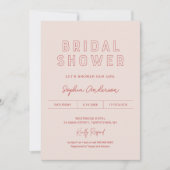 INVITATION FÊTE DES MARIÉES LOLA (Devant)