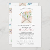 Invitation Fête des mariées longue distance par courrier (Devant / Derrière)