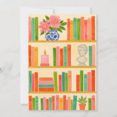 Invitation Fête des mariées Lover du livre | Chic Fun "Nouvea (Dos)