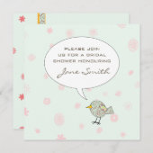 Invitation Fête des mariées lunaire (Devant / Derrière)