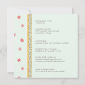 Invitation Fête des mariées lunaire (Dos)