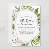 Invitation Fête des mariées Luncheon Verdure Eucalyptus (Devant)