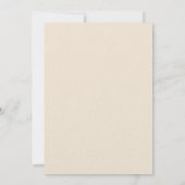 Invitation Fête des mariées luxueuse rose d'or fleuri (Dos)