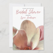 Invitation Fête des mariées Magnolia Rose Blush (Devant)