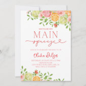 Invitation Fête des mariées "Main Squeeze" - Citrus Summer Pa (Devant)