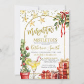 Invitation Fête des mariées Margaritas et Mistletoe Cactus (Devant)