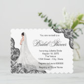 Invitation Fête des mariées mariage (Debout devant)