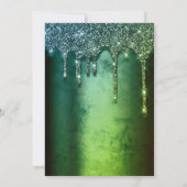 Invitation Fête des mariées Mariage Anniversaire Tropical Gre (Dos)