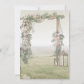 Invitation Fête des mariées mariage Arbour (Dos)