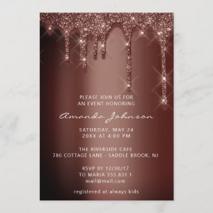 Invitation Fête des mariées Mariage Birthday Chocolate Drives